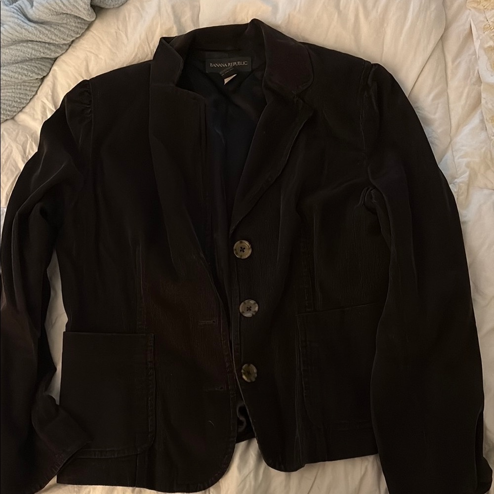 Banana Republic Dark Jacket with Button Detail